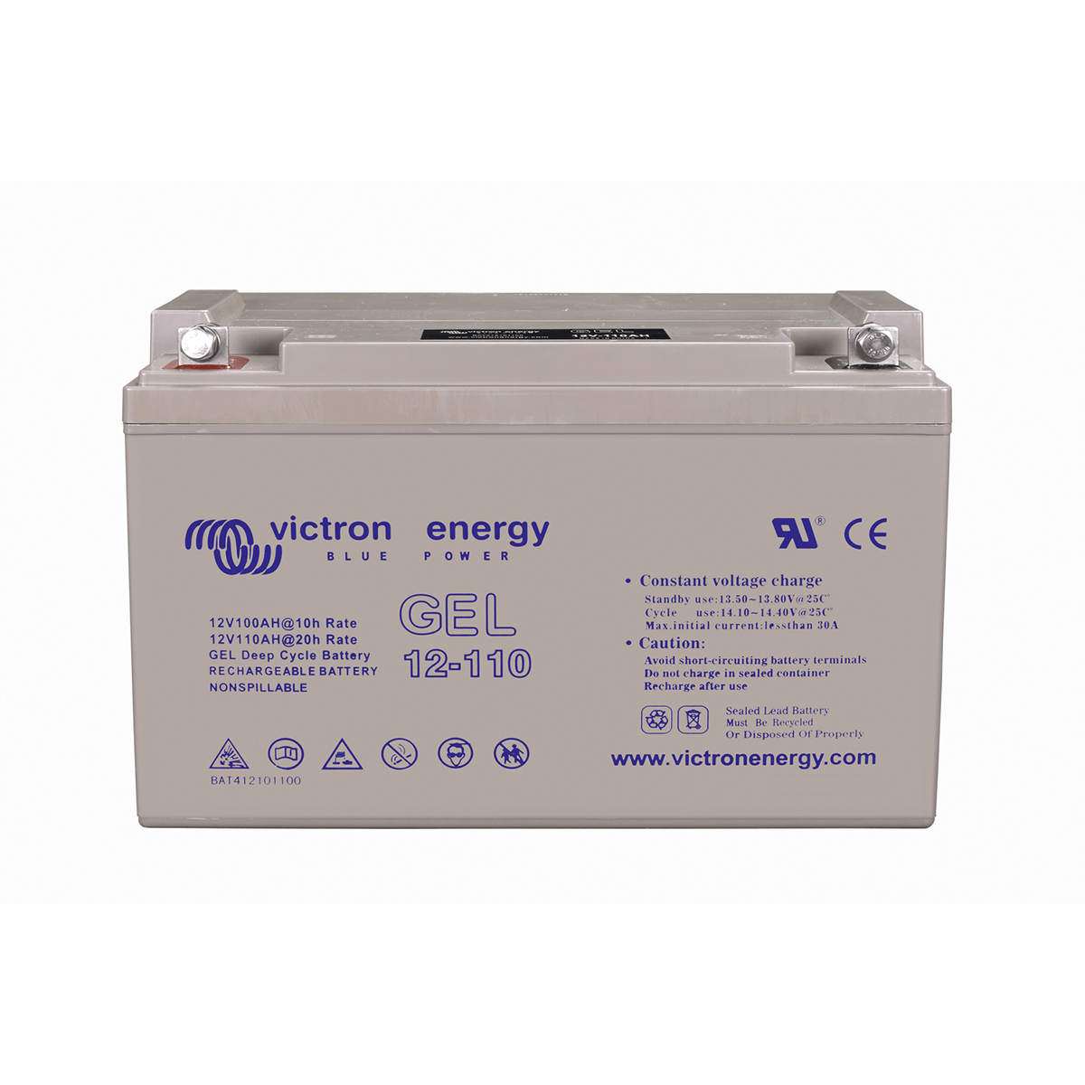 Batterie GEL 12V 110Ah (1320Wh) Victron Energy - Pharos Energies
