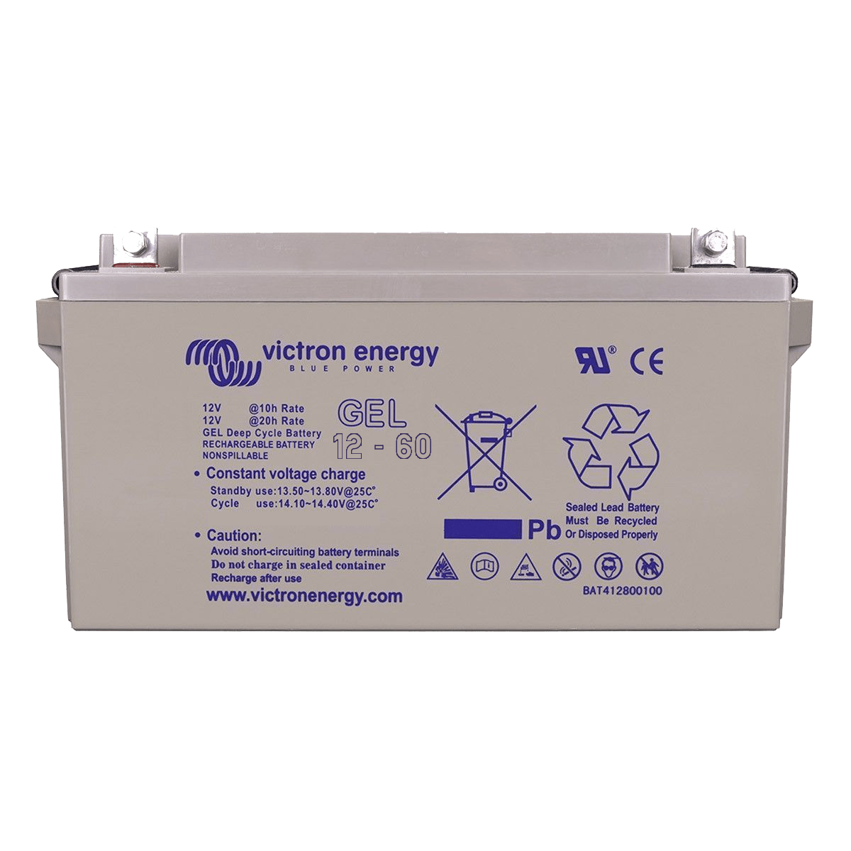 Batterie GEL 12V 60Ah (720Wh) Victron Energy - Pharos Energies