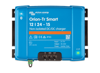 Chargeur DC/DC Orion Smart 12V|24V 15A (360W) non isolé - Pharos Energies